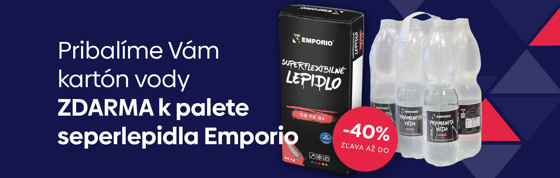 Emporio lepidlo Super Flexi C2TE S1, 25 kg